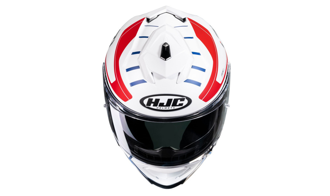 HJC i71 SIMO MC21SF ΚΡΑΝΟΣ FULL FACE WHITE BLUE RED