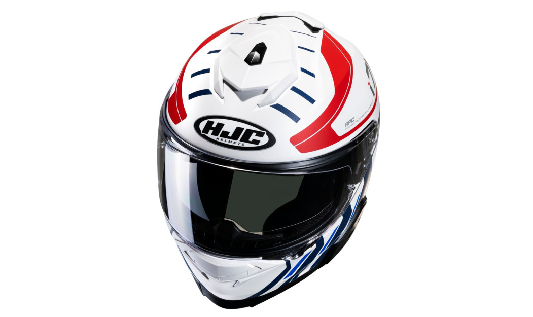 HJC i71 SIMO MC21SF ΚΡΑΝΟΣ FULL FACE WHITE BLUE RED