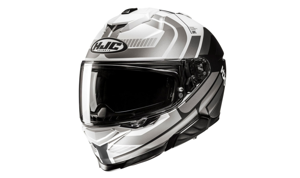 HJC i71 VIZ MC5 ΚΡΑΝΟΣ FULL FACE WHITE TITANIUM