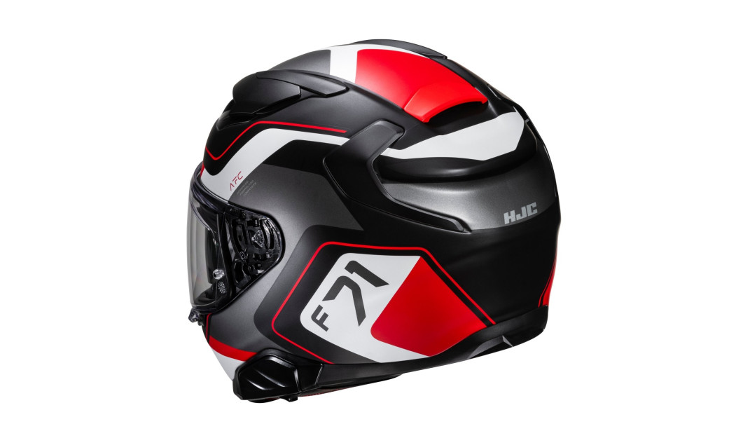 HJC F71 ARCAN MC1SF ΚΡΑΝΟΣ FULL FACE BLACK RED