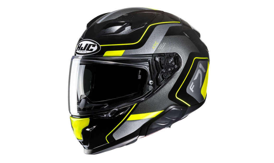 HJC F71 ARCAN MC3H ΚΡΑΝΟΣ FULL FACE TITANIUM FLUO