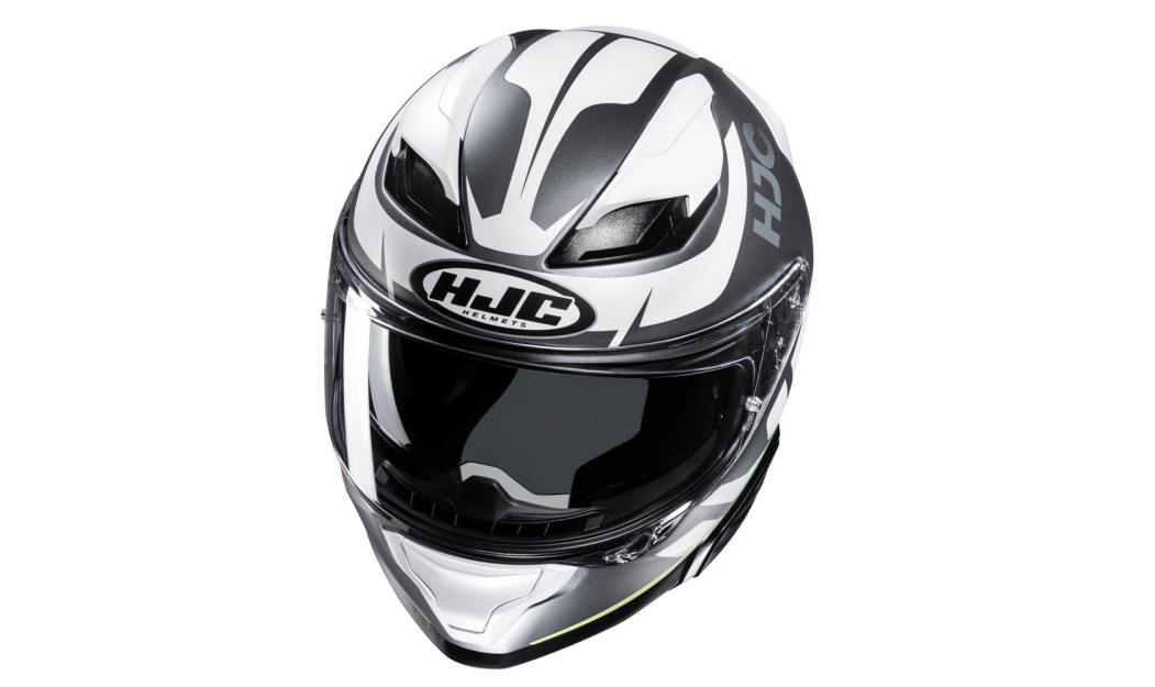HJC F71 BARD MC4HSF ΚΡΑΝΟΣ FULL FACE TITANIUM FLUO