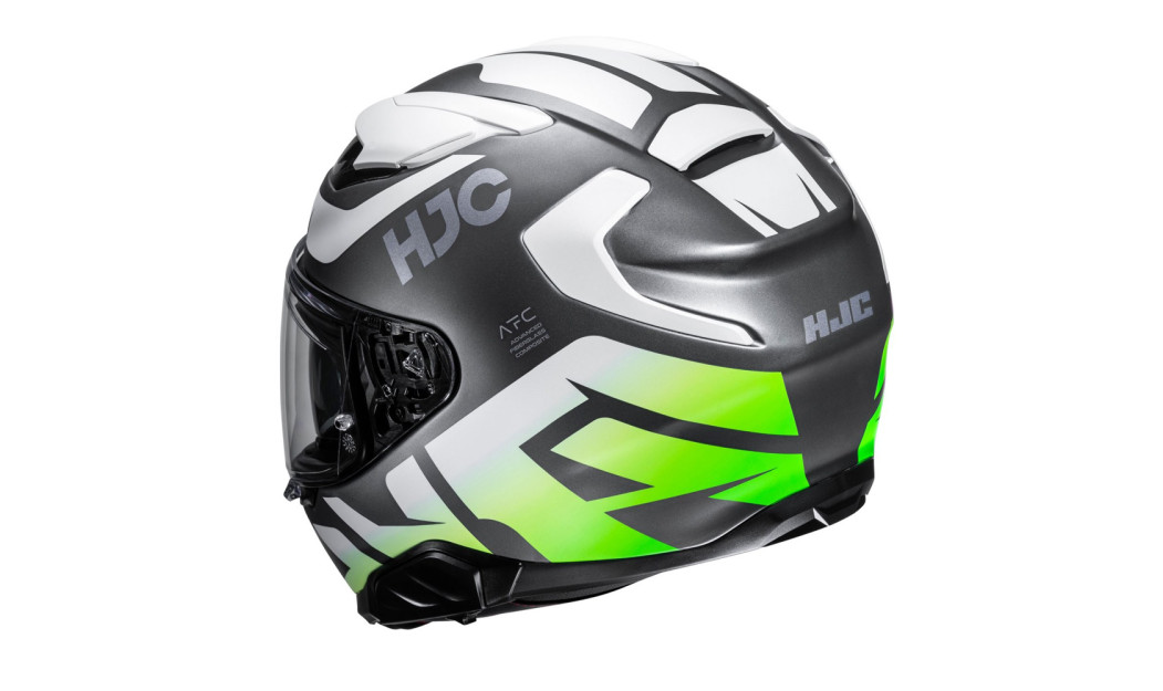 HJC F71 BARD MC4HSF ΚΡΑΝΟΣ FULL FACE TITANIUM FLUO