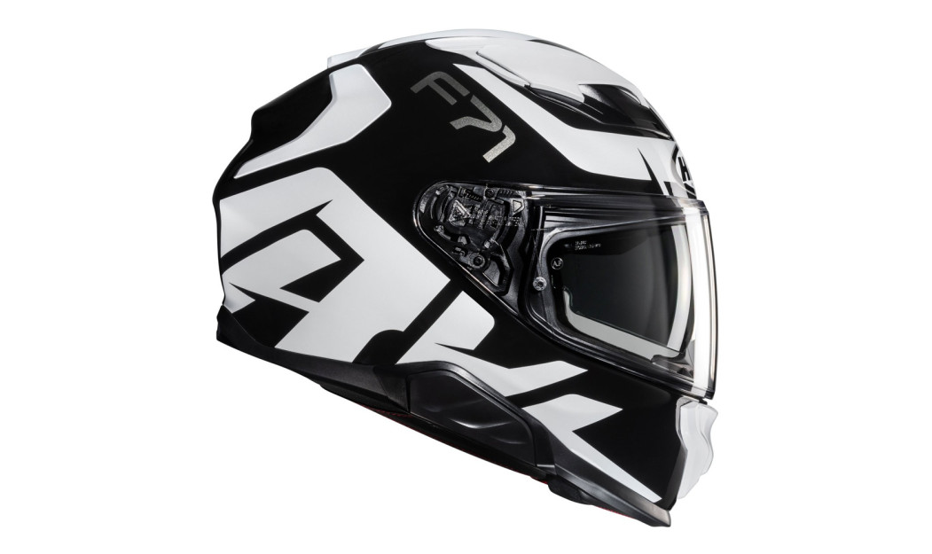 HJC F71 BARD MC5 ΚΡΑΝΟΣ FULL FACE BLACK WHITE