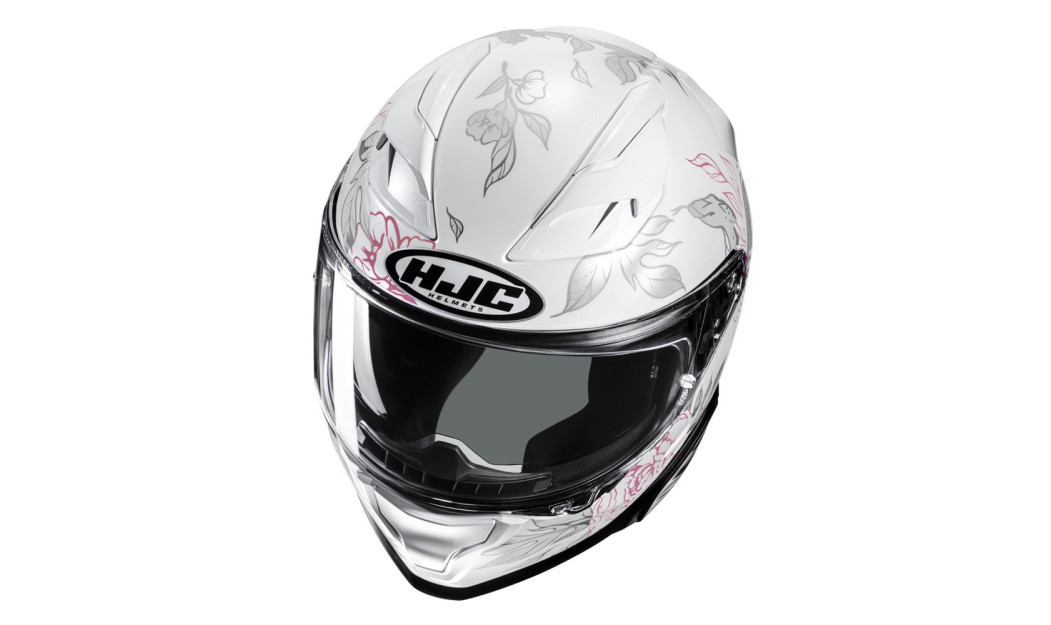 HJC F71 ELIZ MC8 ΚΡΑΝΟΣ FULL FACE WHITE SILVER