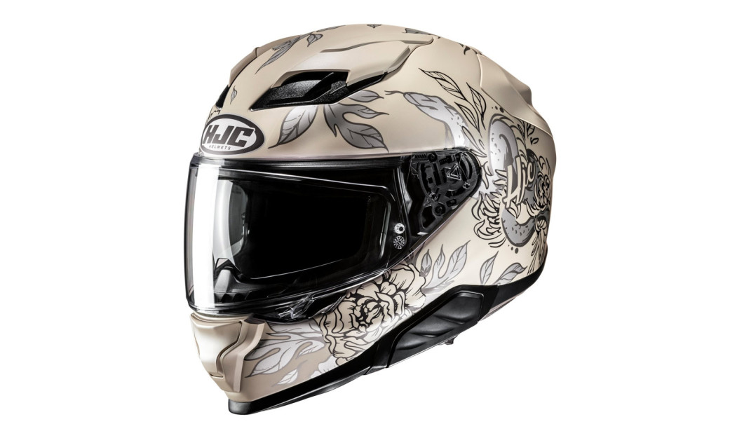 HJC F71 ELIZ MC9SF ΚΡΑΝΟΣ FULL FACE SILVER BEIGE