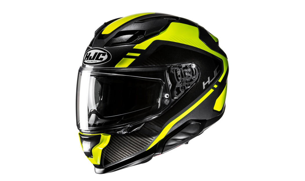 HJC F71 TOZZ MC3H ΚΡΑΝΟΣ FULL FACE FLUO CARBON