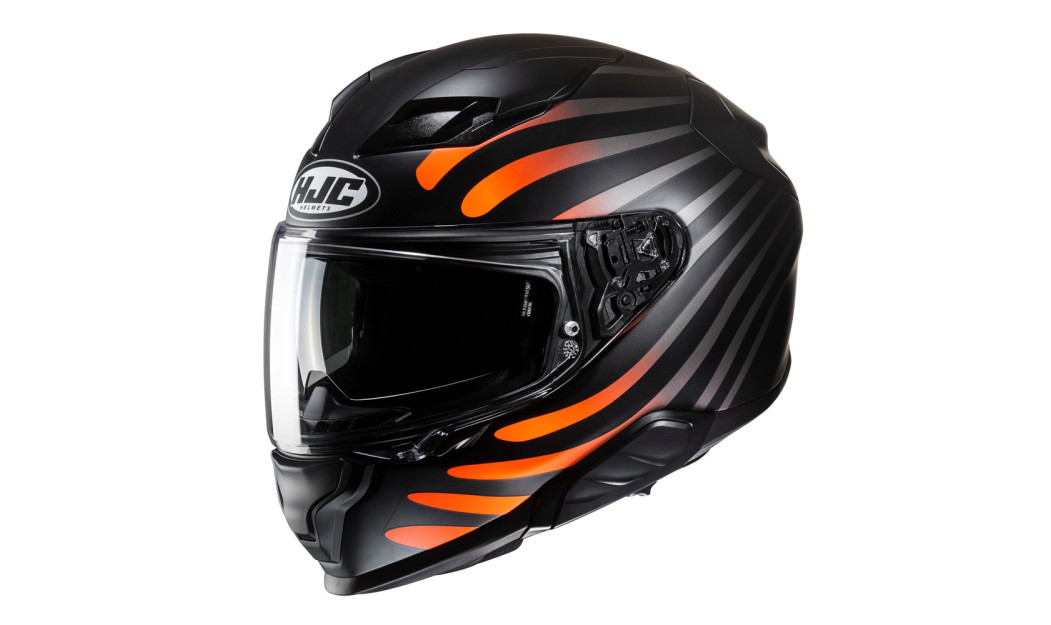 HJC F71 ZEN MC7SF ΚΡΑΝΟΣ FULL FACE BLACK ORANGE
