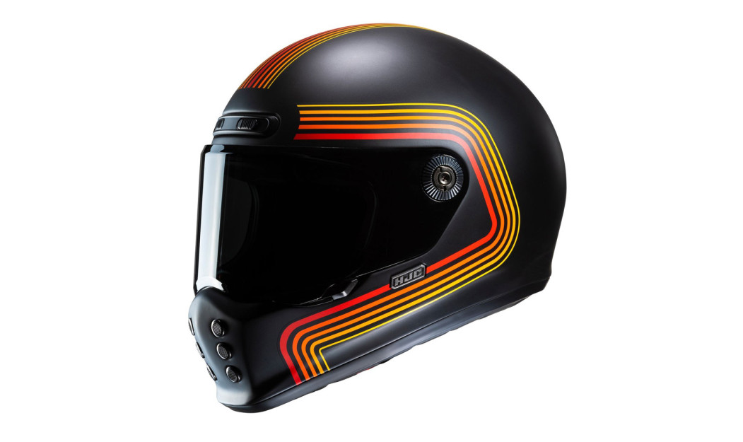 HJC V10 FONI MC1SF ΚΡΑΝΟΣ FULL FACE BLACK ORANGE