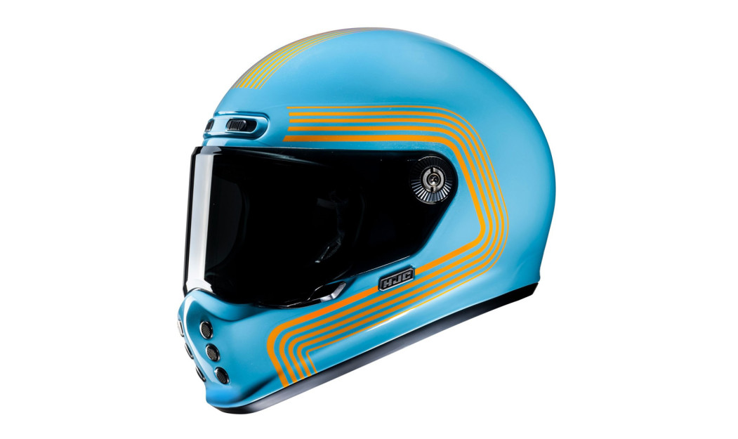 HJC V10 FONI MC27 ΚΡΑΝΟΣ FULL FACE TORTOISE YELLOW