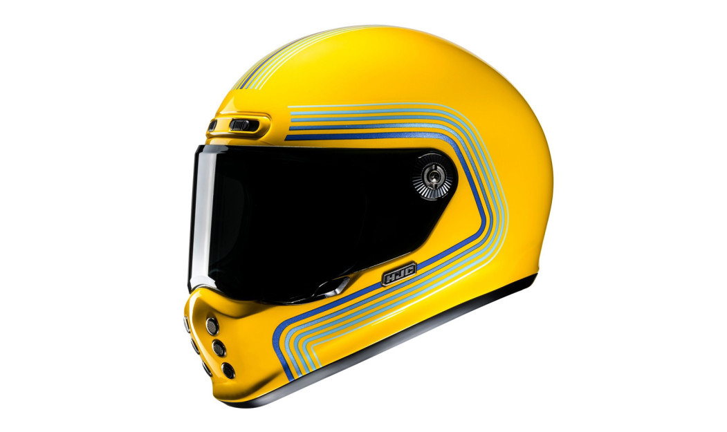 HJC V10 FONI MC3 ΚΡΑΝΟΣ FULL FACE YELLOW BLUE