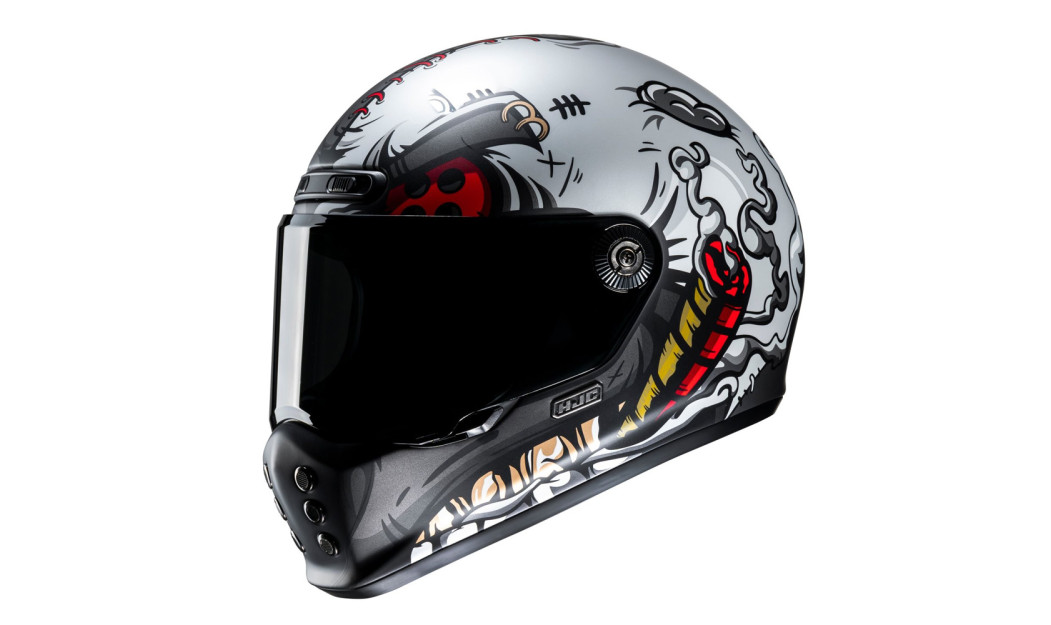 HJC V10 VATT MC1 ΚΡΑΝΟΣ FULL FACE MATT BLACK SILVER