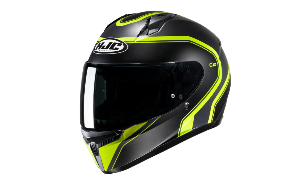HJC C10 ELIE MC3HSF ΚΡΑΝΟΣ FULL FACE TITANIUM FLUO