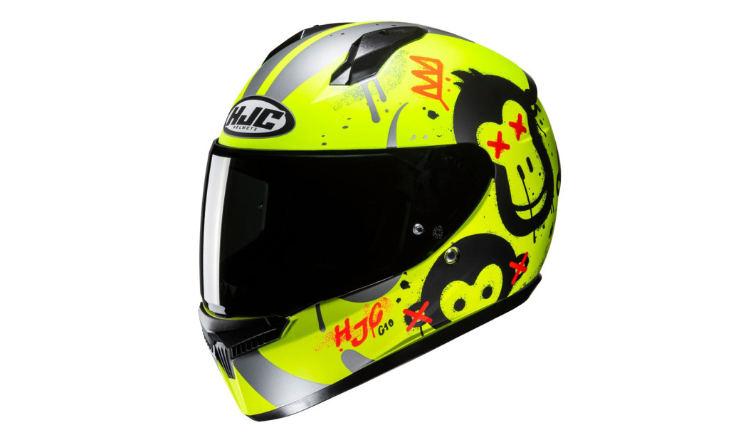 HJC C10 GETI MC3HSF ΚΡΑΝΟΣ FULL FACE FLUO