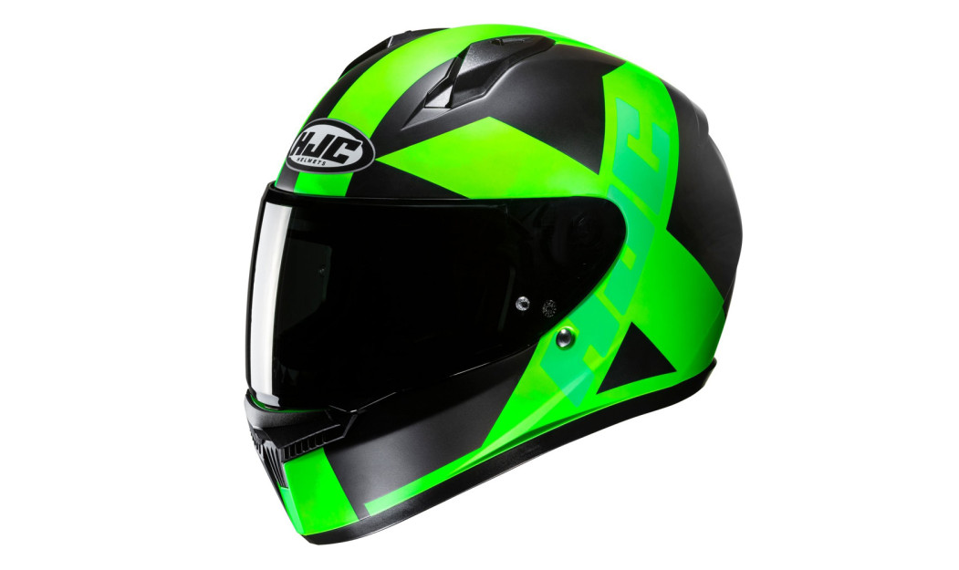 HJC C10 TEZ MC4HSF ΚΡΑΝΟΣ FULL FACE BLACK GREEN