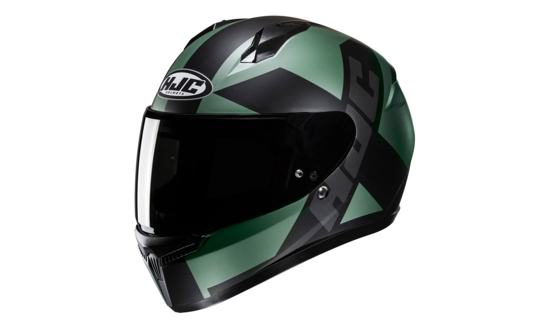 HJC C10 TEZ MC4SF ΚΡΑΝΟΣ FULL FACE MATT BLACK GREEN