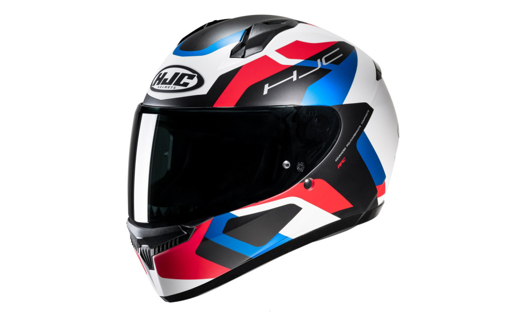 HJC C10 TINS MC21SF ΚΡΑΝΟΣ FULL FACE WHITE RED BLUE