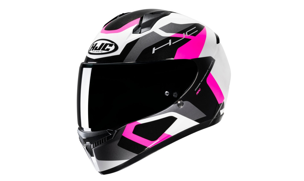 HJC C10 TINS MC8 ΚΡΑΝΟΣ FULL FACE PINK BLACK WHITE