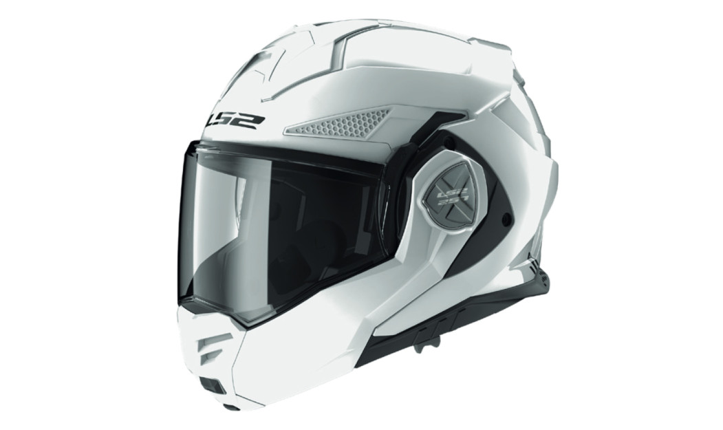 LS2 FF901 ADVANT X ΚΡΑΝΟΣ ΜΗΧΑΝΗΣ FLIP UP SOLID WHITE