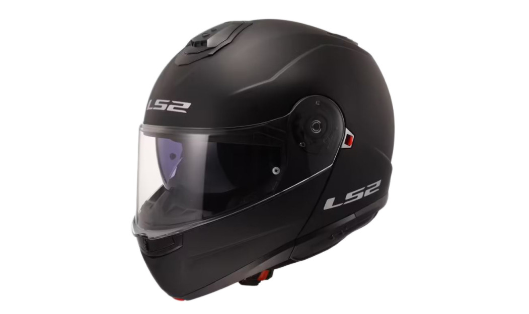 LS2 FF908 STROBE II ΚΡΑΝΟΣ ΜΗΧΑΝΗΣ FLIP UP MATT BLACK
