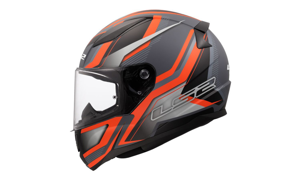 LS2 RAPID II FF353 FLITZ ΚΡΑΝΟΣ FULL FACE MATT ORANGE TITANIUM