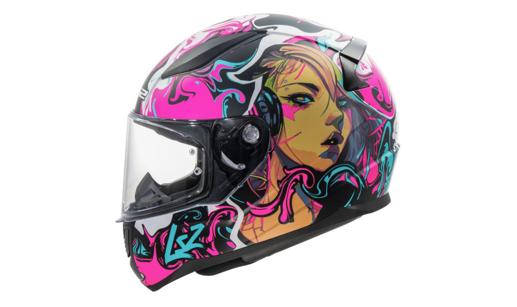 LS2 RAPID II FF353 CYBERG ΚΡΑΝΟΣ FULL FACE MATT PINK