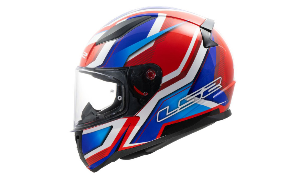 LS2 RAPID II FF353 FLITZ ΚΡΑΝΟΣ FULL FACE BLUE WHITE RED 