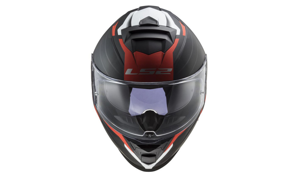 LS2 FF800 STORM II NERVE ΚΡΑΝΟΣ FULL FACE MATT RED BLACK