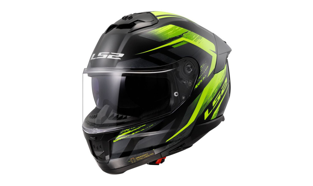 LS2 STREAM II FF808 ΚΡΑΝΟΣ FULL FACE FURY GREEN BLACK