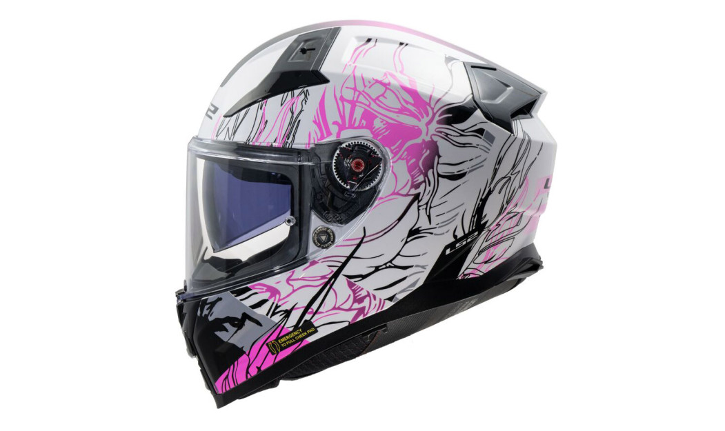 LS2 VECTOR II FF811 DARFLO ΚΡΑΝΟΣ FULL FACE ΓΥΝΑΙΚΕΙΟ WHITE PINK