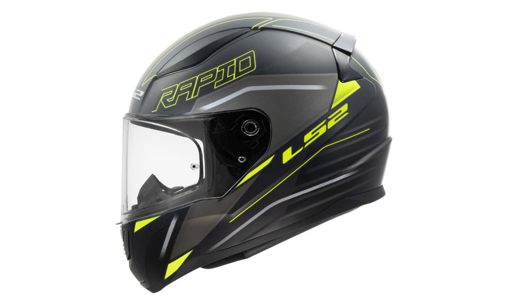 LS2 RAPID II FF353 ROKU ΚΡΑΝΟΣ FULL FACE MATT TITANIUM FLUO