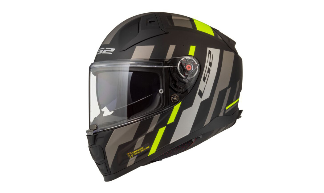 LS2 VECTOR II FF811 TRON ΚΡΑΝΟΣ FULL FACE MATT BLACK FLUO
