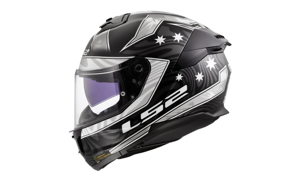 LS2 STREAM II FF808 GALDAM ΚΡΑΝΟΣ FULL FACE BLACK SILVER