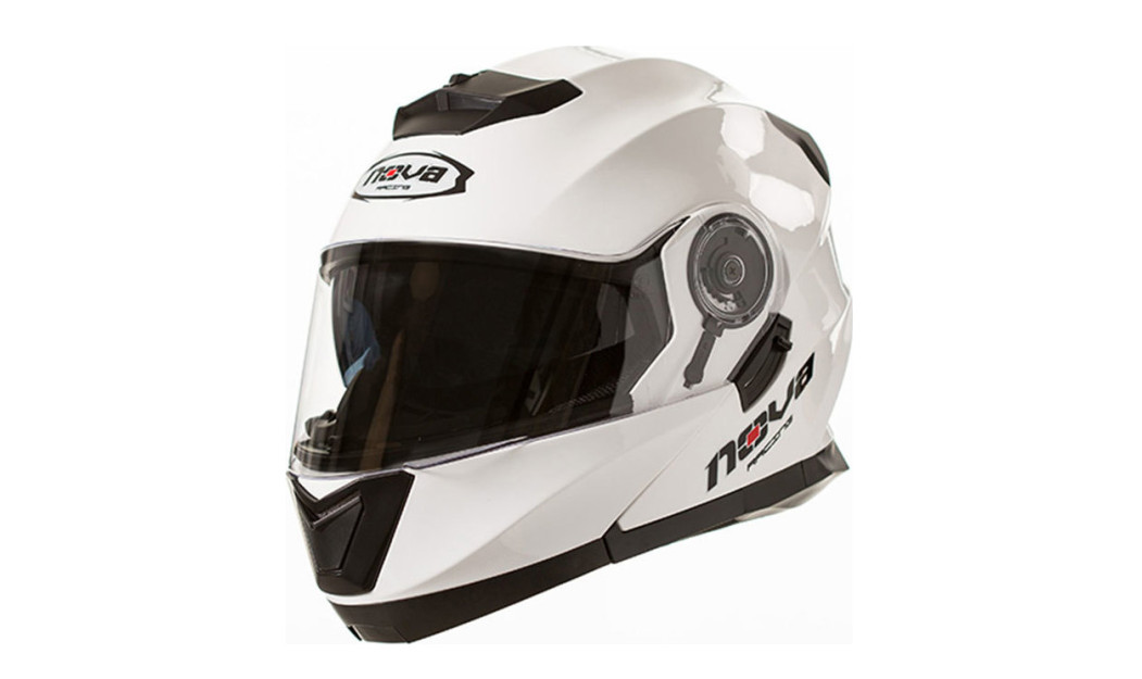 NOVA RACING 510-DV ΚΡΑΝΟΣ FLIP UP GLOSS WHITE 
