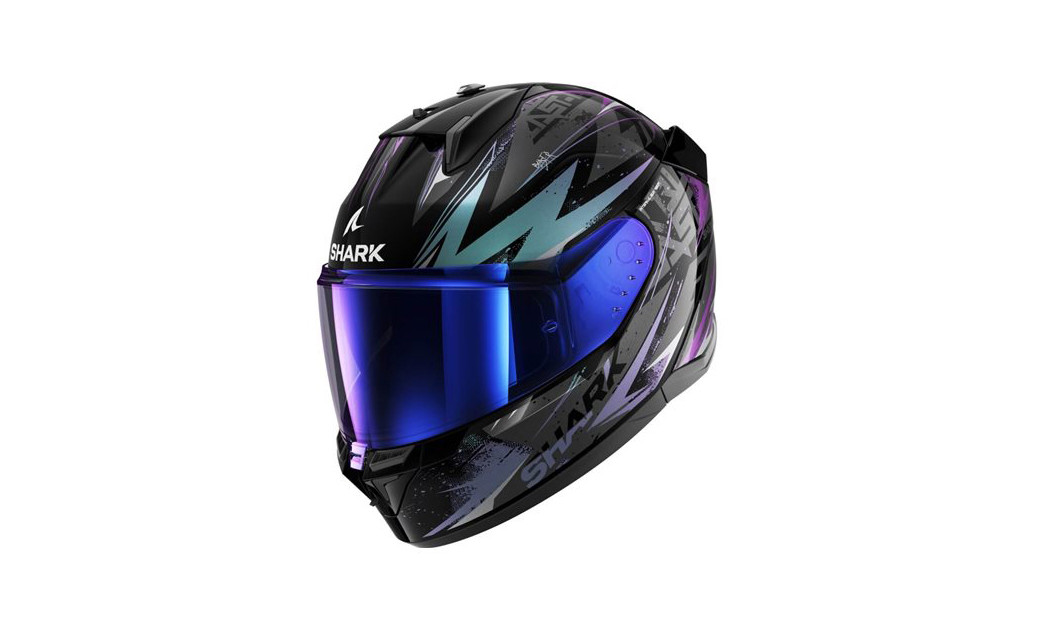 SHARK D-SKWAL 3 BLAST-R ΚΡΑΝΟΣ FULL FACE BLACK/BLUE/PURPLE