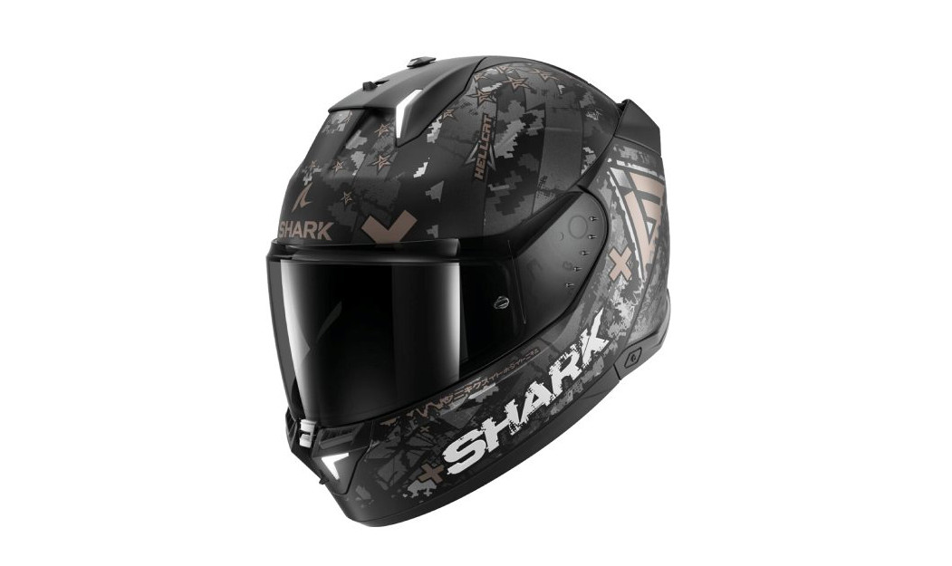 SHARK SKWAL i3 HELLCAT ΚΡΑΝΟΣ FULL FACE MATT BLACK GOLD