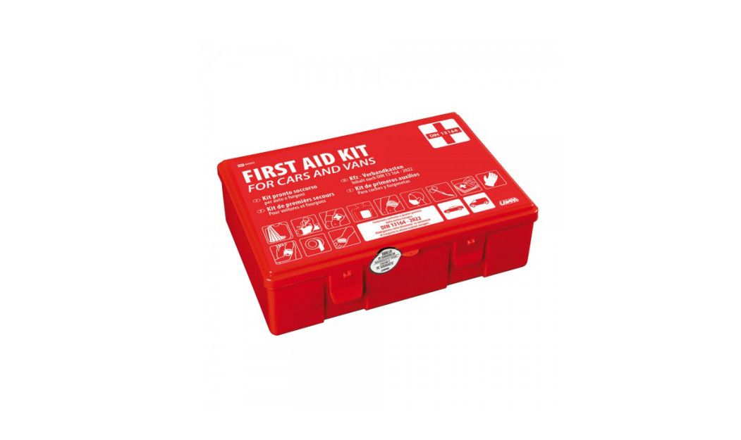 LAMPA DIN 13164 - 2022 ΦΑΡΜΑΚΕΙΟ ΠΡΩΤΩΝ ΒΟΗΘΕΙΩΝ ΚΟΥΤΙ ΑΥΤΟΚΙΝΗΤΟΥ