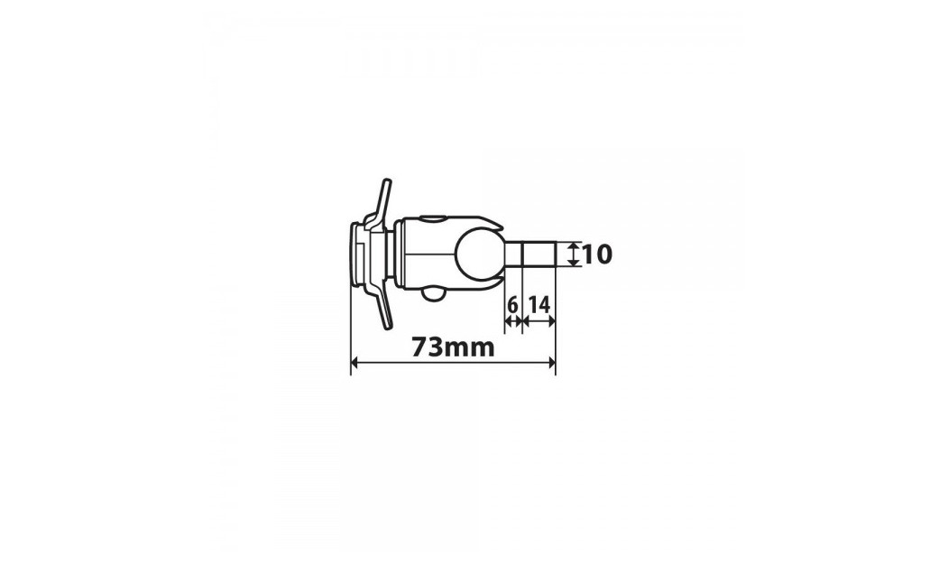LAMPA OPTI SCREW ΒΑΣΗ ΣΤΗΡΙΞΗΣ ΣΕ ΚΑΒΑΛΕΤΟ Μ6 