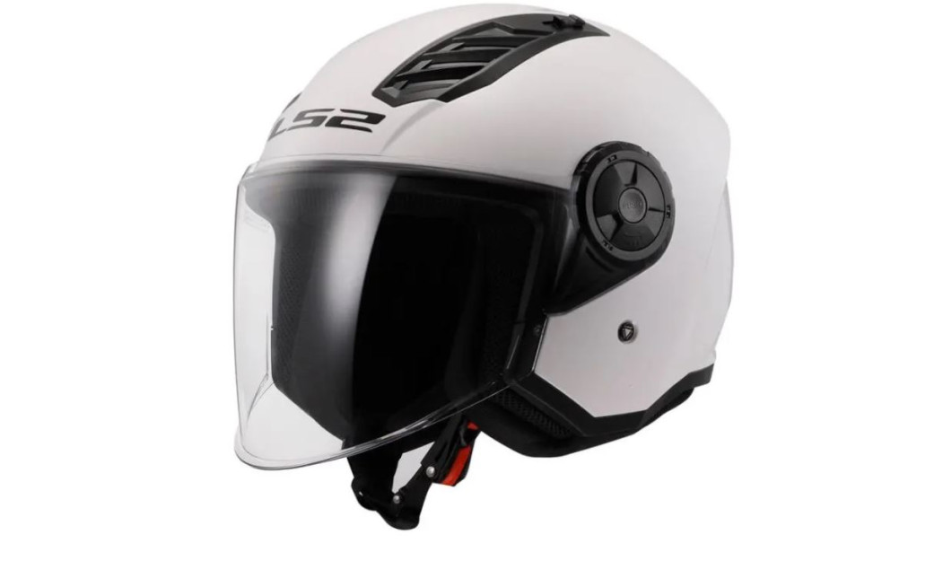 LS2 AIRFLOW II OF616 ΚΡΑΝΟΣ JET SOLID GLOSS WHITE