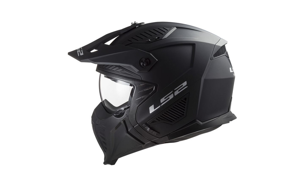 LS2 DRIFTER OF606 ΚΡΑΝΟΣ JET ΜΕ ΜΑΣΚΑ MATT BLACK