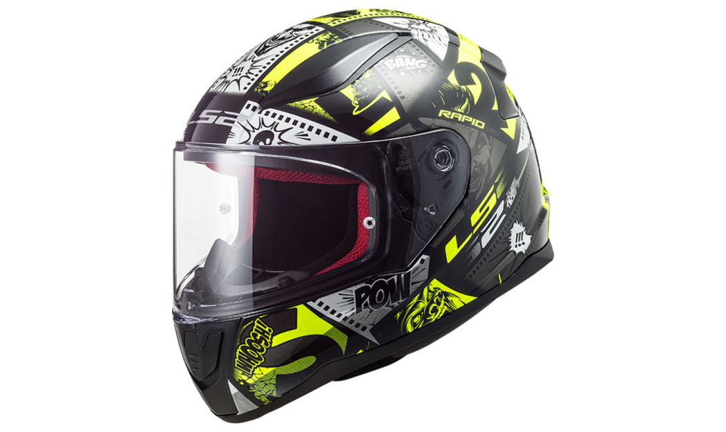 LS2 RAPID MINI FF353 VIGNETTE ΠΑΙΔΙΚΟ ΚΡΑΝΟΣ BLACK/H-V YELLOW