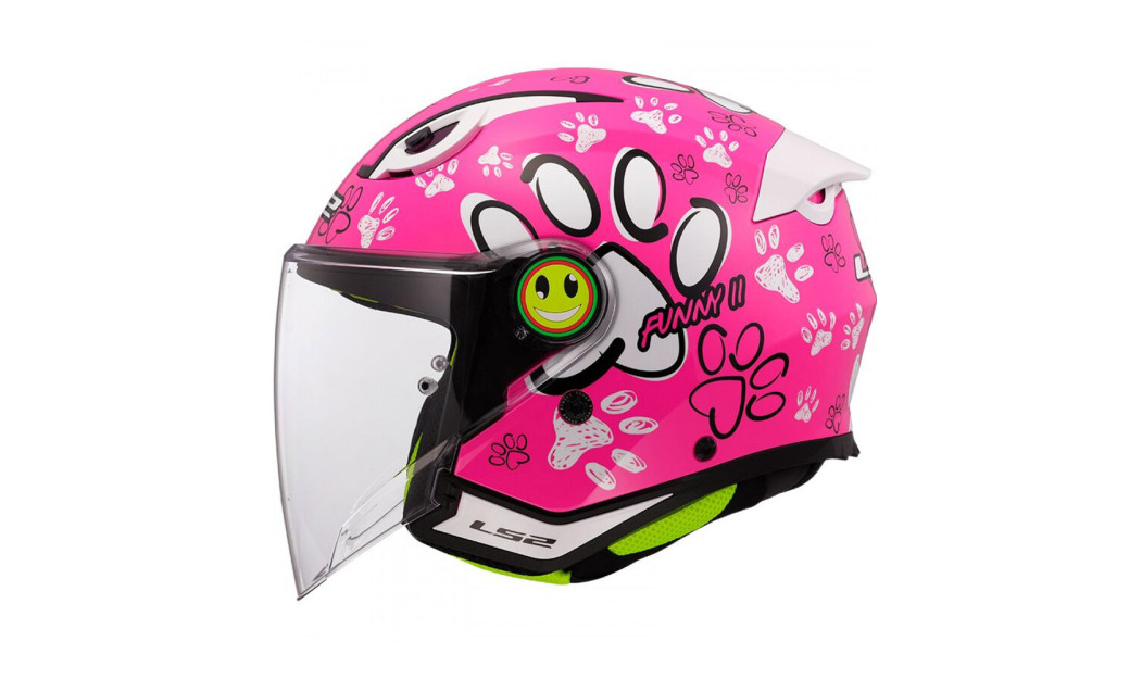 LS2 OF622 FUNNY II PAWS ΠΑΙΔΙΚΟ ΚΡΑΝΟΣ JET PINK WHITE