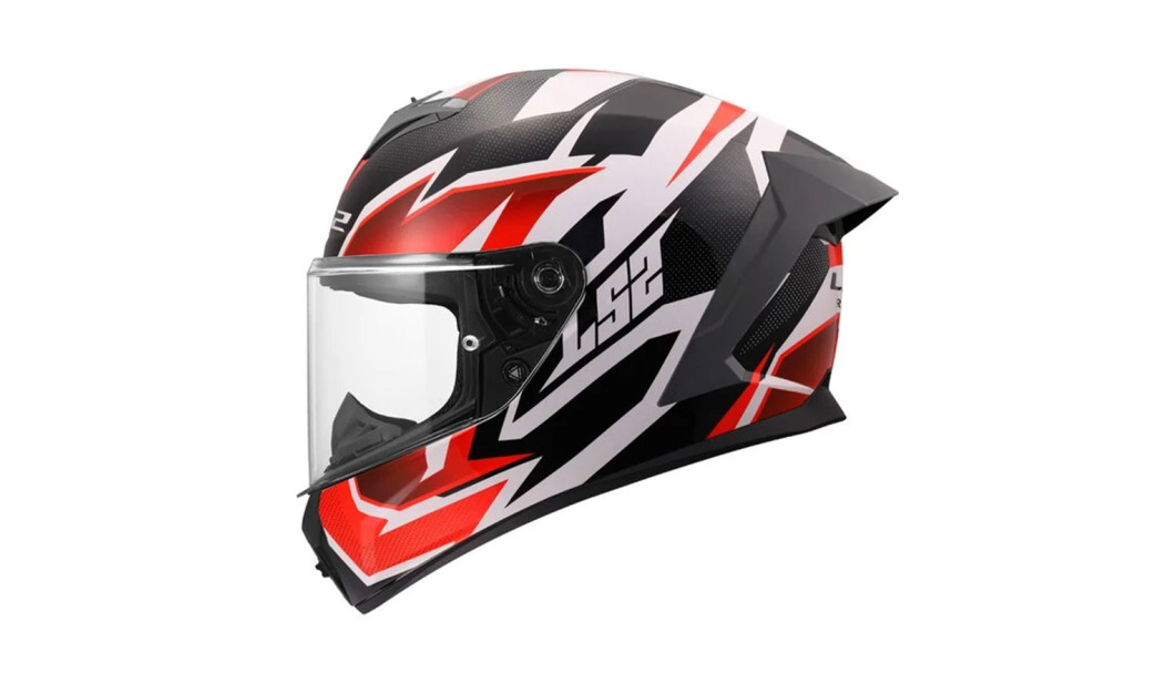 LS2 RAPID III XTREM FF820 ΚΡΑΝΟΣ FULL FACE RED WHITE BLACK