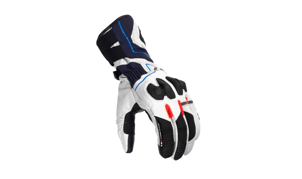 LS2 NORDIC ΓΑΝΤΙΑ ΧΕΙΜΕΡΙΝΑ ΑΔΙΑΒΡΟΧΑ GREY BLUE RED