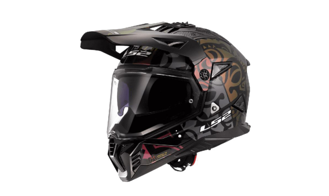 LS2 PIONEER II MX702 RANGI ΚΡΑΝΟΣ ADVENTURE BLACK PINK