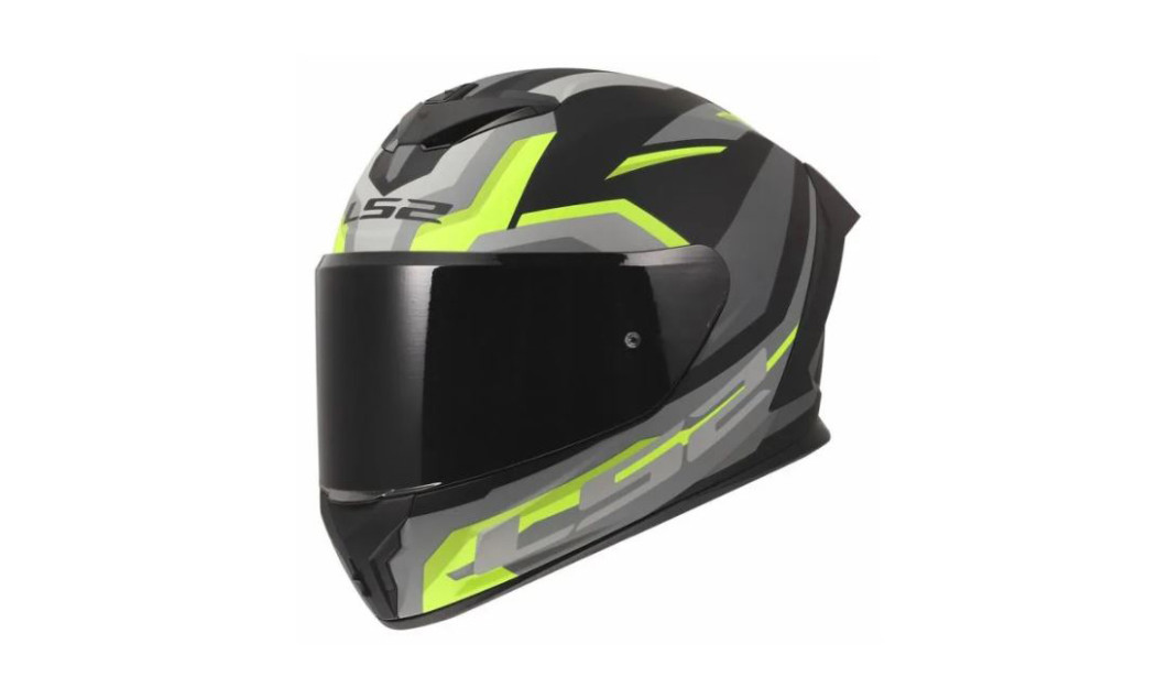 LS2 RAPID III HYPER FF820 ΚΡΑΝΟΣ FULL FACE MATT TITANIUM FLUO 