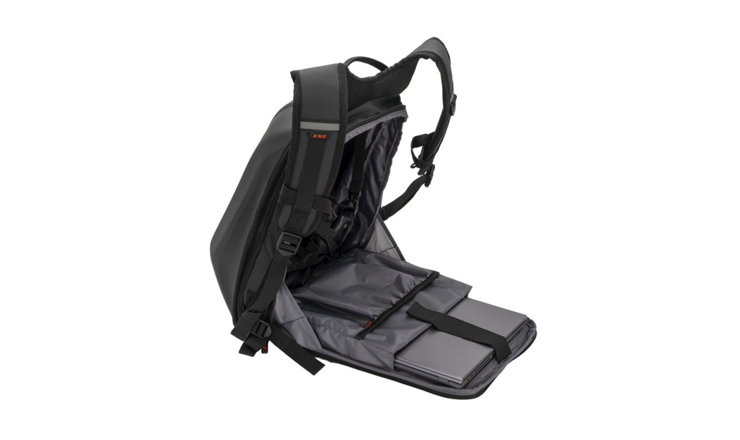 LS2 SHIELD BACKPACK ΣΑΚΙΔΙΟ ΠΛΑΤΗΣ ΜΑΥΡΟ 25/ 50L