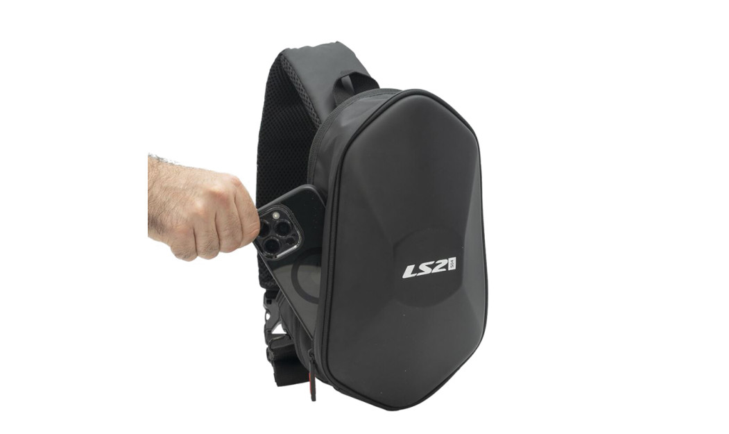 LS2 SHIELD ΤΣΑΝΤΑ ΩΜΟΥ ΜΑΥΡΗ