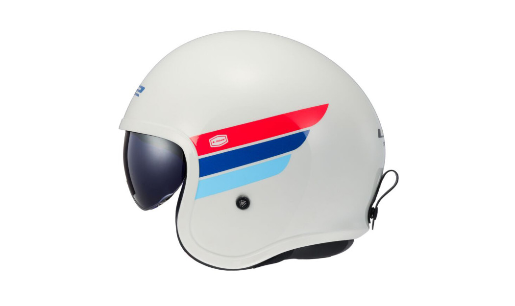 LS2 SPITFIRE II OF599 RETRO ΚΡΑΝΟΣ JET WHITE RED BLUE