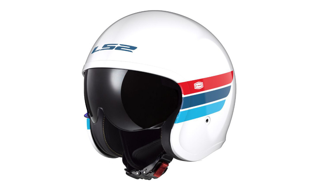 LS2 SPITFIRE II OF599 RETRO ΚΡΑΝΟΣ JET WHITE RED BLUE